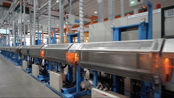 Silicone Wire Extrusion Line with 80m/min Speed 400kg/h Capacity for Silicone Rubber Insulation