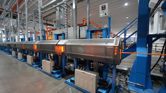 Acquistare Linea di estrusione di filo in gomma siliconica da 80 m/min per la produzione di cavi con diametro esterno finito da Φ9-Φ28mm online manufacture