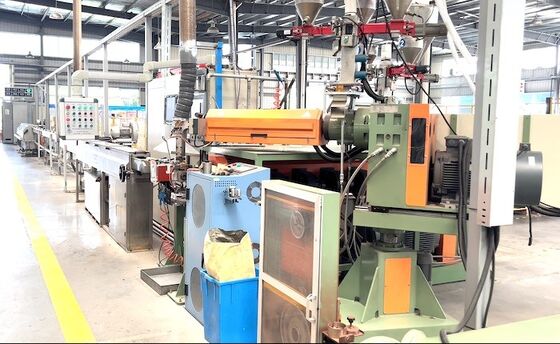 buy High Speed 1500m/min Wire Extrusion Machine for PVC TPE Materials with Double Head Coiling online manufacture