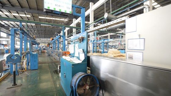 buy High-Speed 200m/min Tandem Extruder for Photovoltaic Wire with LSOH/XLPE Material and 240kg/h Extrusion Capacity online manufacture