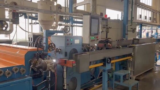 買う 200m/min 太陽光発電ケーブルワンステップ押出生産ラインタンデム押出機 online manufacture
