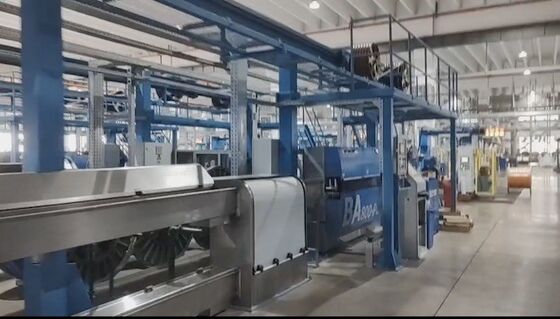satın almak 80m/dk Tasarım Hızı Yeni Enerji Tandem Ekstrüder, φ1.5mm-φ20mm İletken Çekirdek Tel Ekstrüzyon Hattı için online manufacture