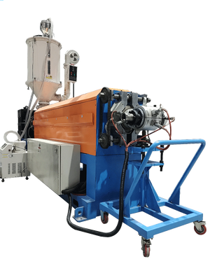 buy Plastic Cable Extruder with 15-150rpm Screw Speed, 20-200mm Screw Diameter, and 45-950kg/h PVC Output online manufacture