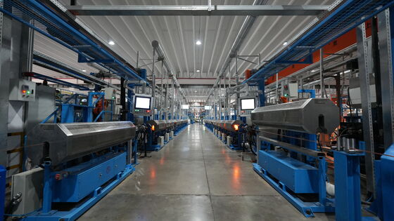 buy 50rpm Screw Speed Silicone Wire Extrusion Line with 100kg/H Extrusion Volume for Silicone Rubber Insulation online manufacture