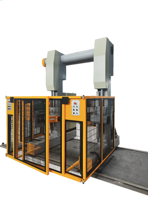 buy Gantry Type Traversing Take-up Machine with Automatic Cable Winding Shaft-less Reel Clamping and AC Variable Frequency Drive online manufacture