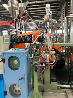 80mm Main Extruder and 50mm Auxiliary Extruder High-Speed Cable Extrusion Line for Wire and Cable Co-Extrusion